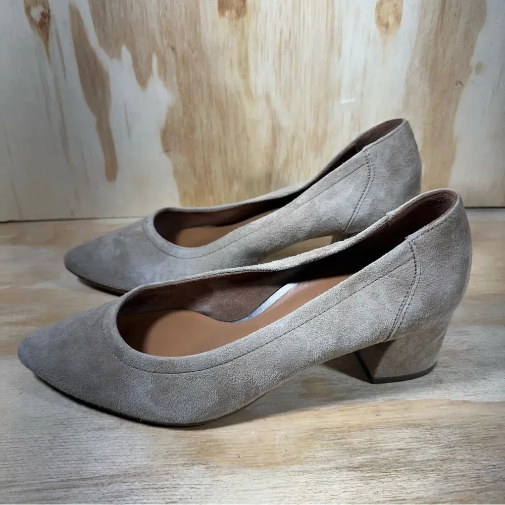 Paul Green Suede Tan Pumps Women’s Size 7